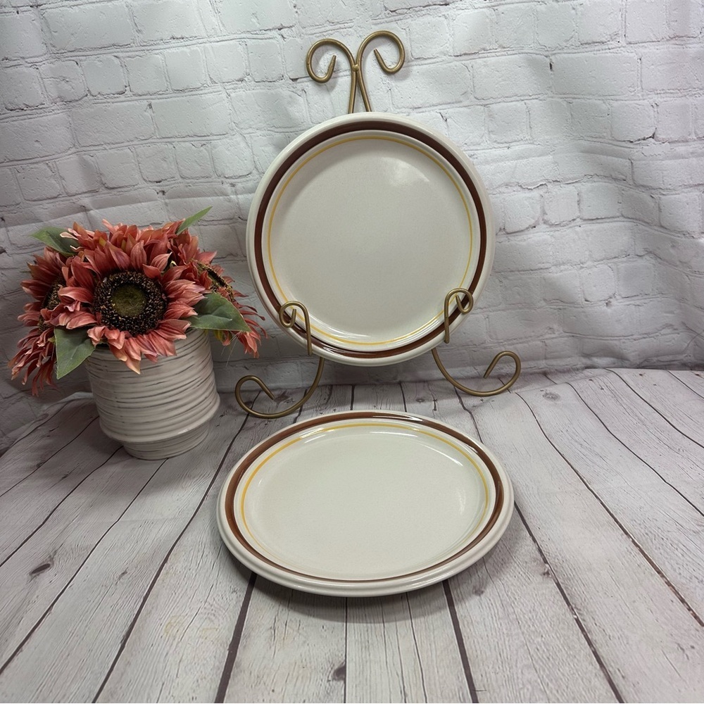 vintage DeVille Capri collection by Jon Paul Sienna 301 stoneware dinner plates